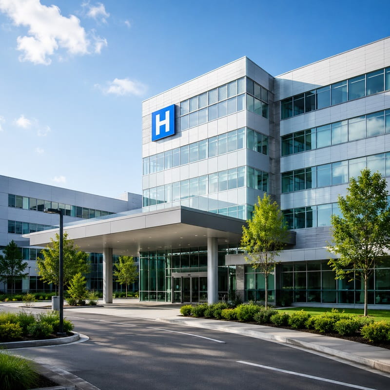 Model hospital site used to calculate potential water savings